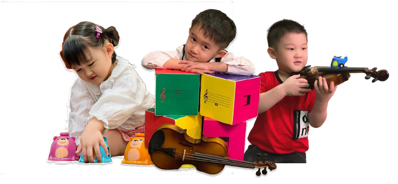 Children enjoying Edvox Funtime music class